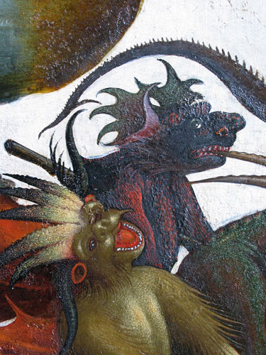 Michelangelo: Michelangelo, The Torment of Saint Anthony (detail)