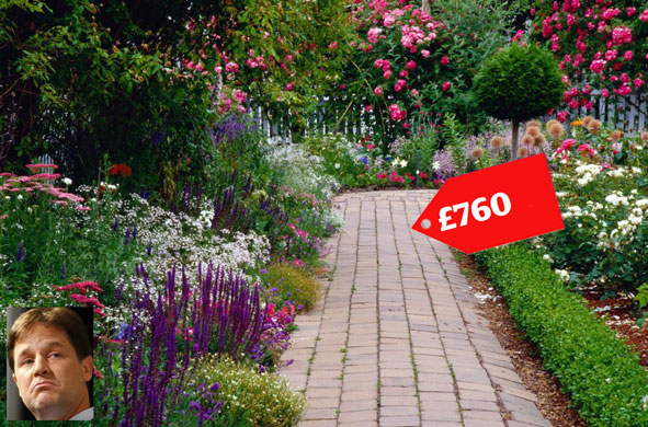 mp allowance claims: Nick Clegg claimed £760 for gardening