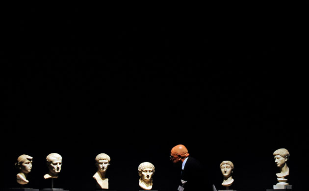 14 May 2009: Haltern, Germany: The Imperium Conflict Myth exhibition