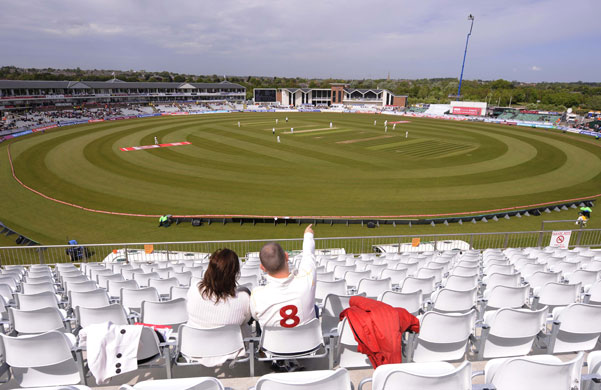 England v West Indies: Fans in an empty stand