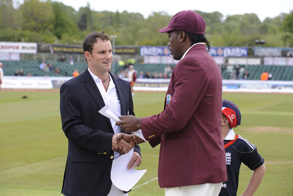 England v West Indies: Strauss and Gayle