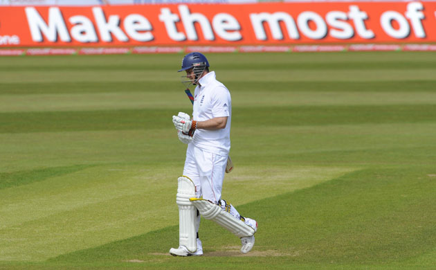 England v West Indies: Strauss walks