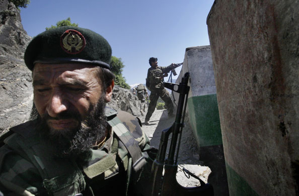 24 hours in pictures : Afghan National Army under attack from Taliban 