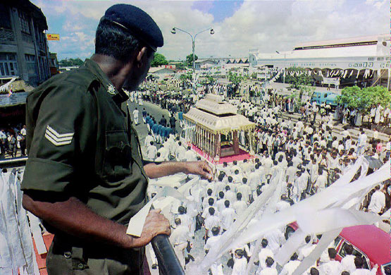 Tamil Tigers surrender: funeral ofSri Lankan President Ranasinghe Premadasa 1993