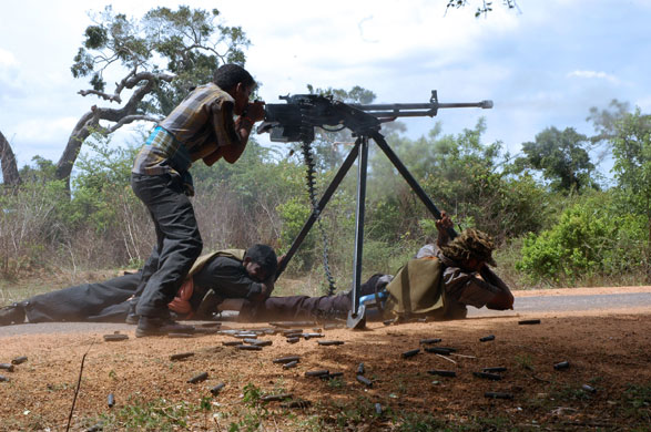 Tamil Tigers surrender: tamil tigers fighting in 2008 