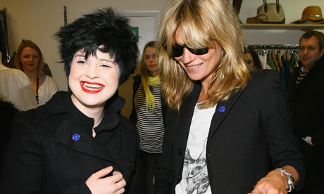 Kelly Osbourne and model Kate Moss