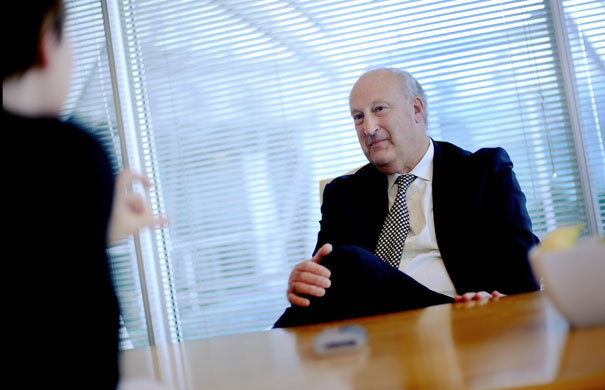 Bankers under pressure: Victor Blank the CEO of Lloyds TSB 