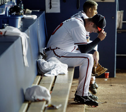24sport: Dejected Chipper Jones