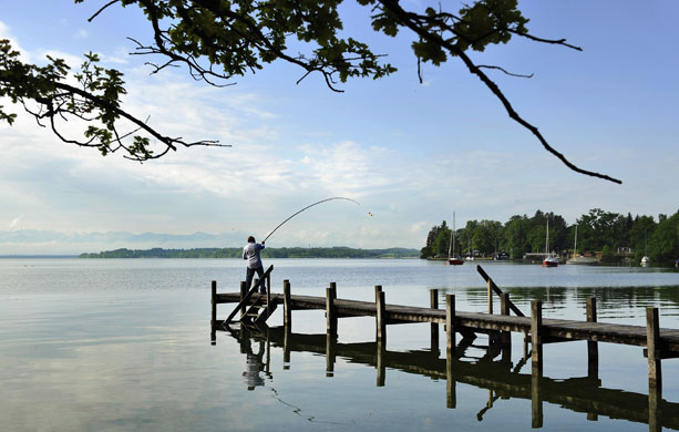 24 hours: Fishing on the Starnberger See in Germany 