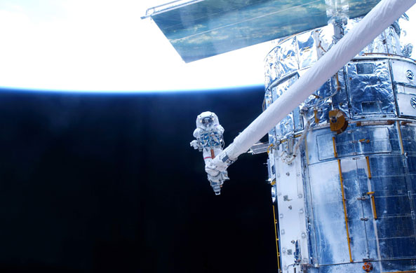 20 May 2009: Astronaut John Grunsfeld