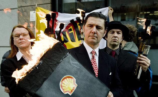 Shell campaigners