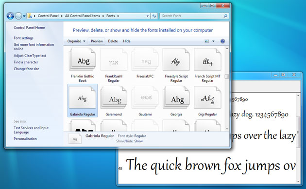 Windows 7: The new features of Windows 7