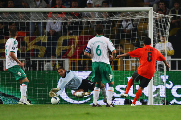 Uefa Cup final: second goal