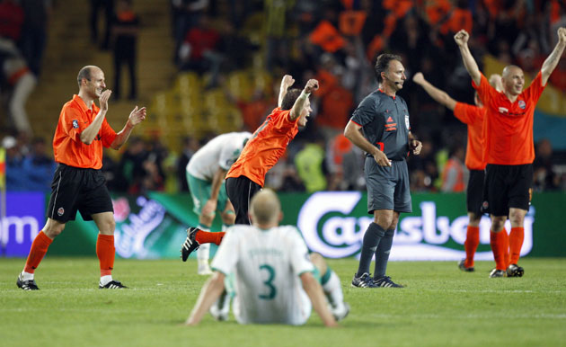 Uefa Cup final: Bremen players react