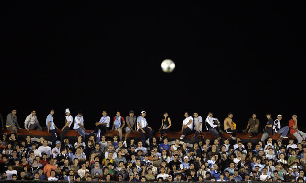 24sport: Argentina fans watch the ball during a friendly between Argentina & Panama