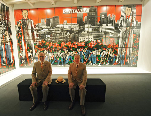 21 May 2009: Hong Kong, China: Artists Gilbert Proesch and George Passmore