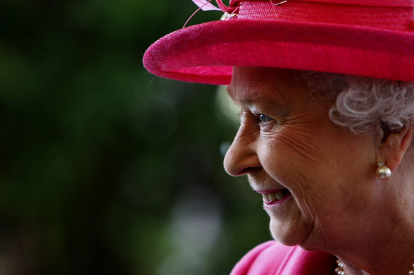 22 May 2009: Wigan, UK: The Queen smiles during a visit to the Heinz food factory