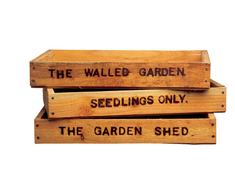Space wishlist: gardens: Seed trays