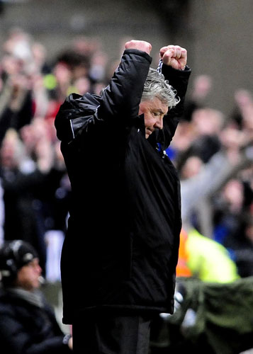 Relegation timescale: Joe Kinnear celebrates