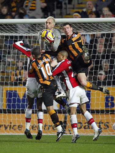 Relegation timescale: Arsenal goalkeeper Manuel Almunia