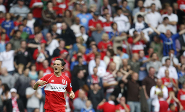 Relegation timescale: Tuncay celebrates