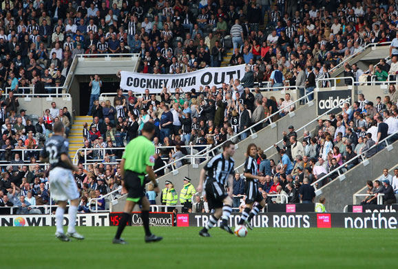 Relegation timescale: Newcastle fans let their feelings be known