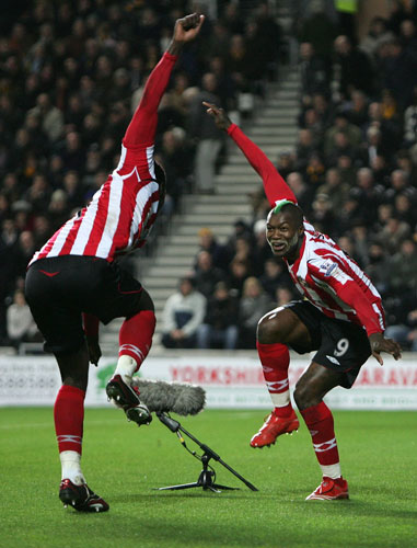 Relegation timescale: Cisse celebrates