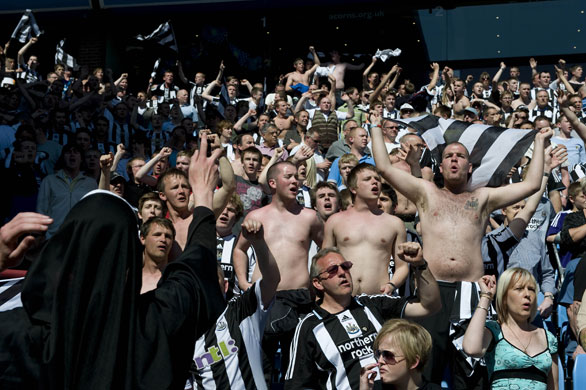 Newcastle's Relegation: Newcastle United fans