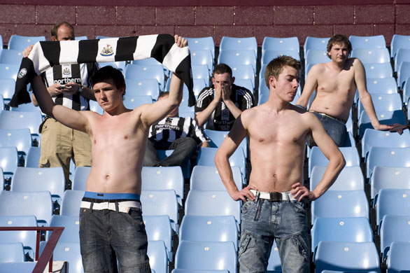 Newcastle's Relegation: Newcastle fans