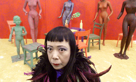 Japanese artist Yayoi Kusama