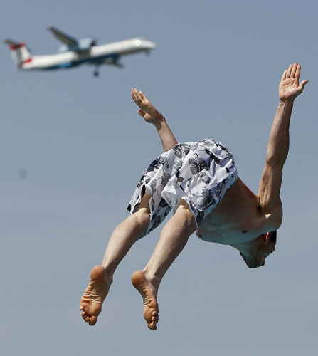 24 hours: warm weather in Duesseldorf, Germany