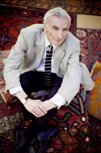 Hay festival yurt: Martin Rees, Professor of Cosmology and Astrophysic