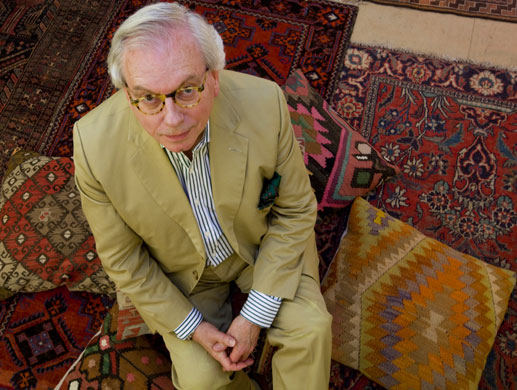 Hay festival yurt: David Starkey at The Guardian Hay Festival 2009 in Hay-on-Wye