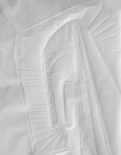 Simon Schubert: Treppenhaus abwärts by Simon Schubert