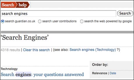 Guardian.co.uk search