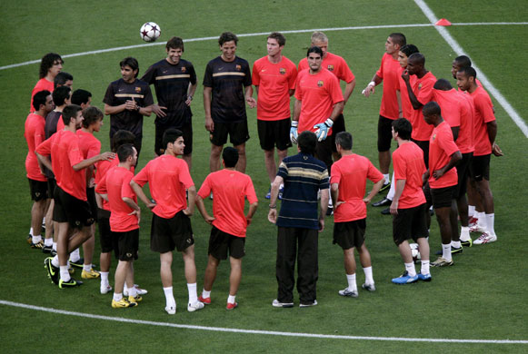 Training Sessions: Barcelona training