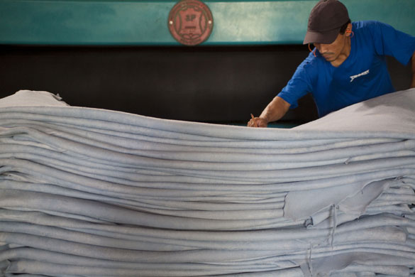 Amazon deforestation: Tannery do Brasil tannery, Cáceres city, Mato Grosso, Brazil