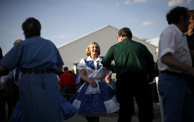 3 May 2009: Omaha, US: A barbeque for Berkshire Hathaway shareholders
