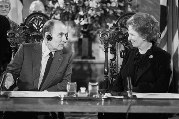 Margaret Thatcher: Politics - Channel Tunnel Agreement - Canterbury Cathedral - 1986