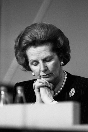 Margaret Thatcher: 1988: Margaret Thatcher at the Conservative Party conference in Brighton