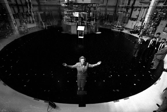 Margaret Thatcher: 1990: Margaret Thatcher opens Torness Nuclear power station