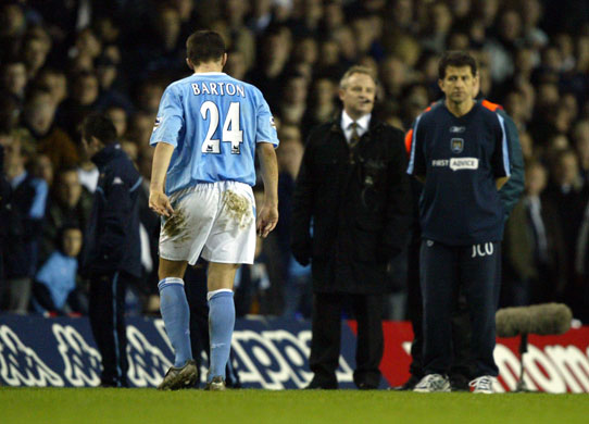 Joey Barton: Tottenham Hotspur v Manchester City