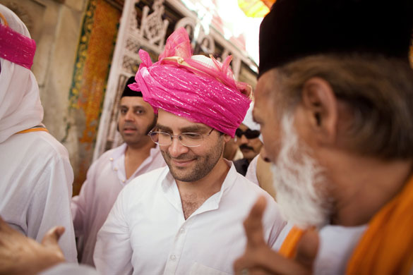 Gandhi election campaign: 4 May, Ajmer: Congress Party General Secretary Rahul Gandhi