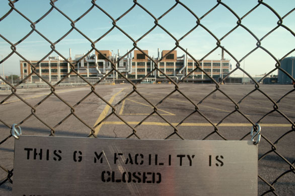 General motors: Closed General Motors Plant