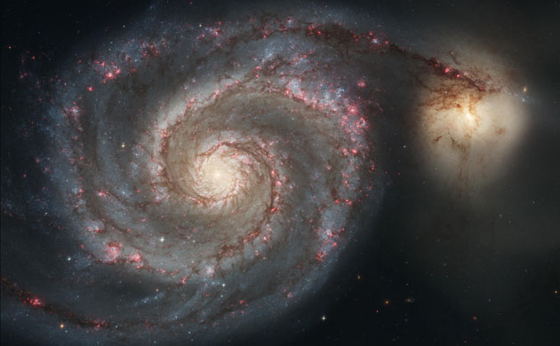 Hubble telescope: Majestic spiral galaxy M51