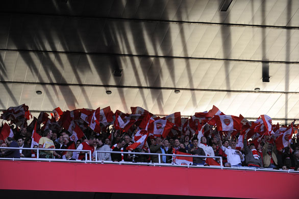 Arsenal v Man United: Arsenal fans 