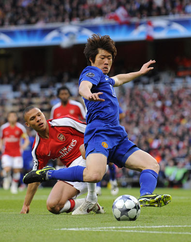 Arse v Utd: Park scores