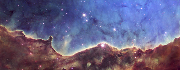 Hubble telescope: NGC 3324 is at the northwest corner of the Carina Nebula (NGC 3372
