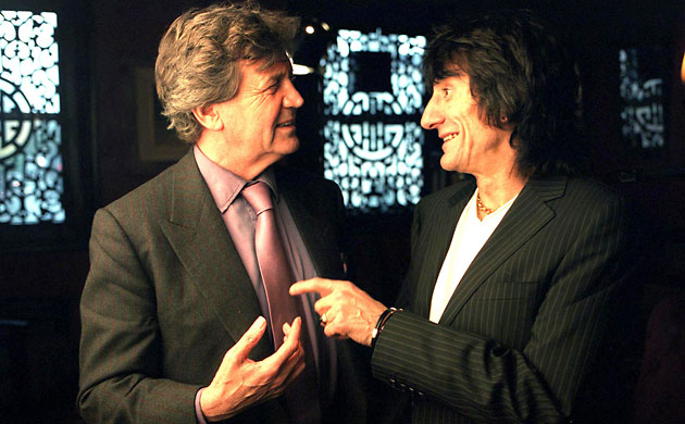 Melvyn Bragg: The South Bank Show: Melvyn Bragg with Ronnie Wood in September 2004