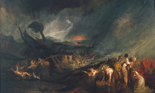 Turner and the masters : The Deluge by JMW Turner 